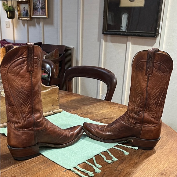 Lucchese 1883 Ranch Hand Leather Boots N1596-54 - Picture 5 of 8